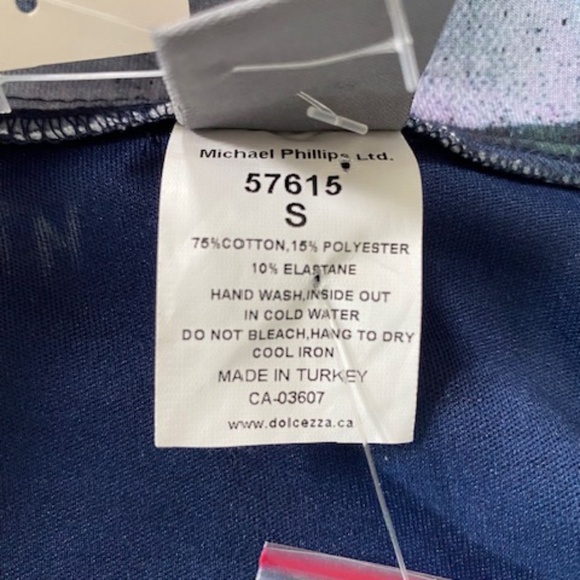 Simply Art by Dolcezza sz S blazer jacket mid-length multicolour blues - Picture 7 of 16